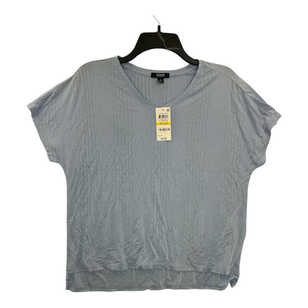 Alfani Super Soft Ribbed Pajama Top Medium - Picture 1 of 6